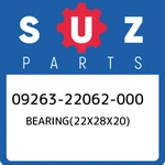 09263-22062-000 Suzuki BEARING(22X28X20) 0926322062000, New Genuine Oem Part. Fixed Price $32.16.