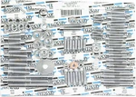 Drag Specialties MK108S Bolt Kit - Motor Smooth. Fixed Price $222.55.