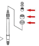 K&l Supply 82-95 XT550/600 Clutch Push, Rod Repair Kit 17-1829, Made In Japa. Fixed Price $76.50.